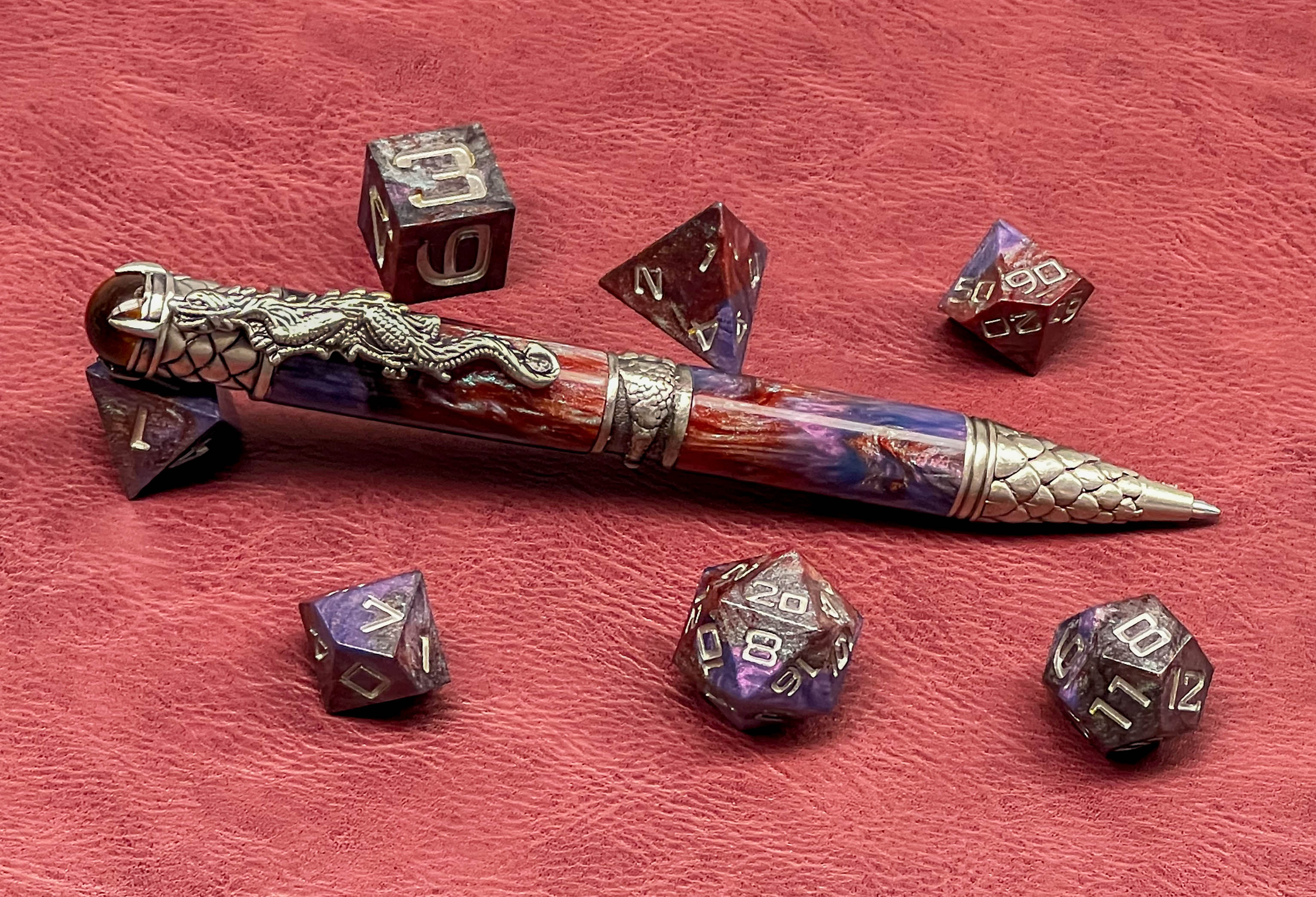 GW Dungeon Dice & Pen Set with Field Notes Character Journal 1b GW Pens