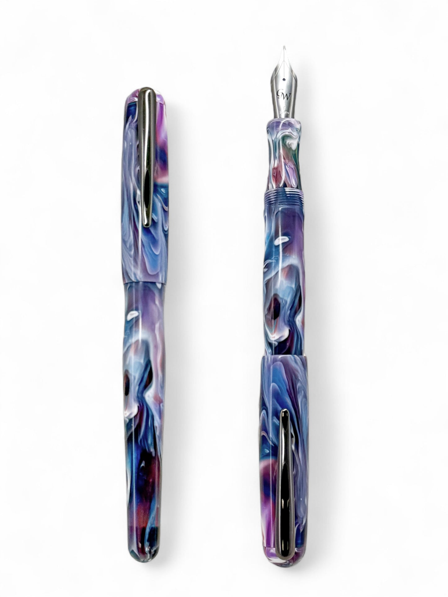 GW CC1 Fountain Pen in Brooks Cool Lite Primary Manipulation Resin