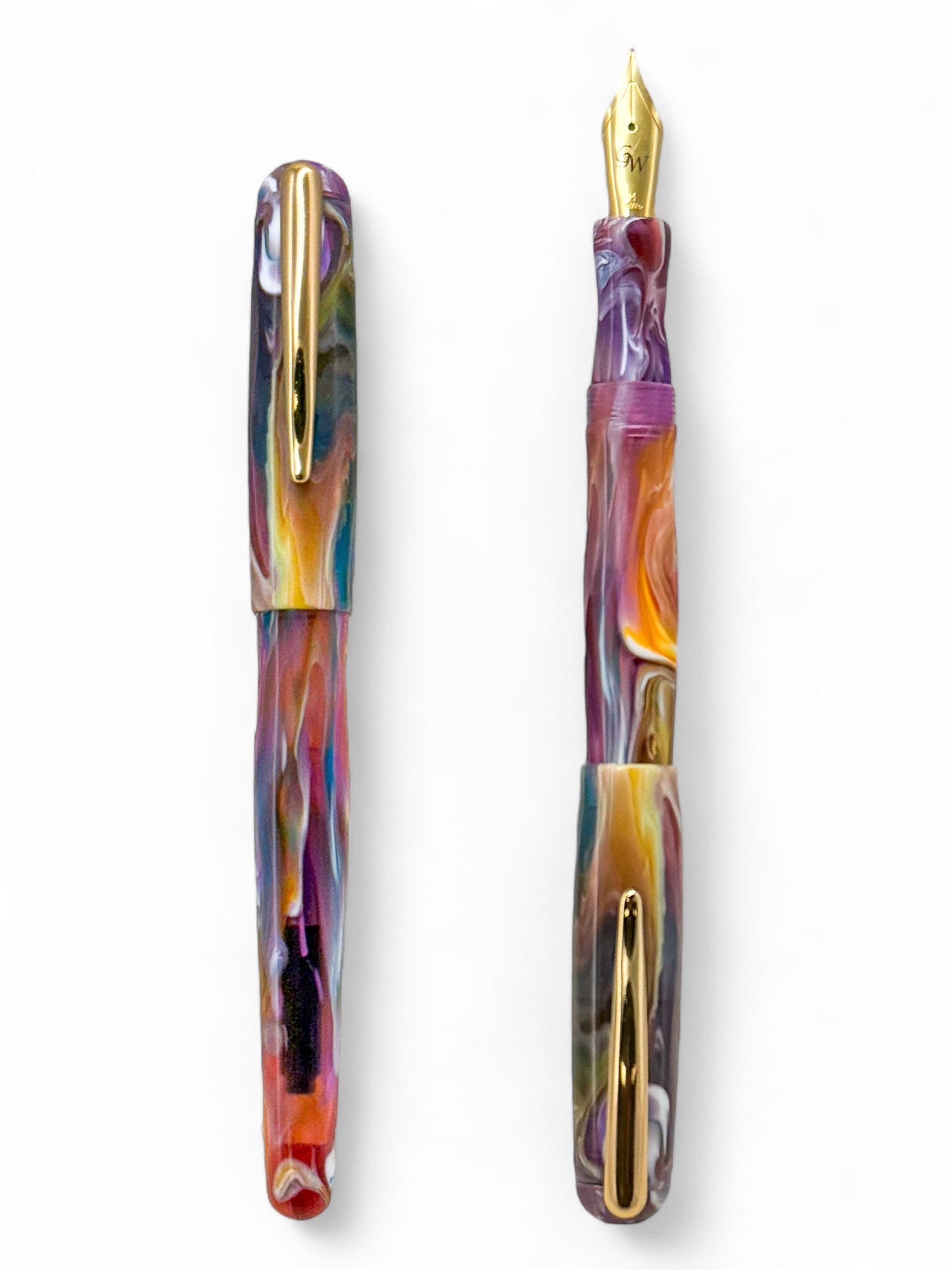 GW CC1 Fountain Pen in Brooks Primary Manipulation 1 Lite Resin
