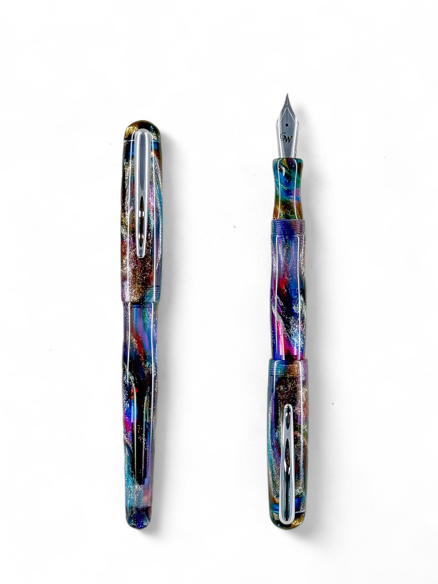 GW CC1 Fountain Pen in Brooks Primary Manipulation 5 Resin