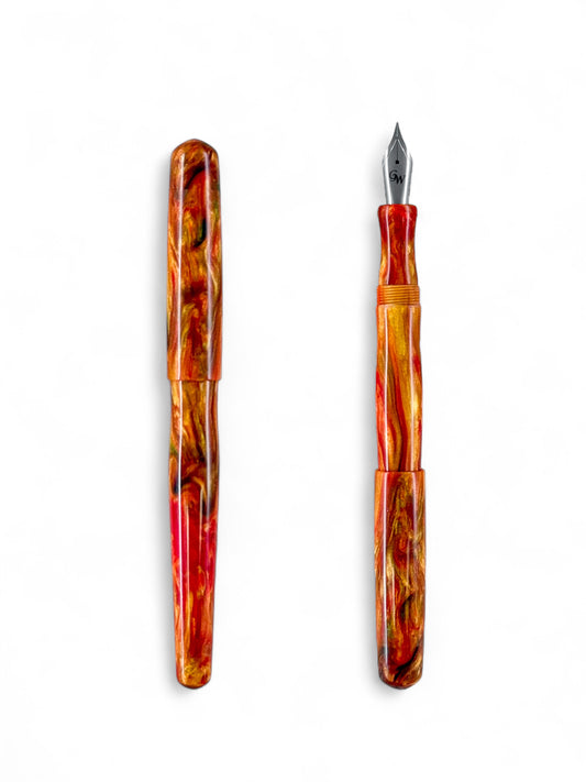 GW NC3 Fountain Pen in Autumn Leaves 1b Resin
