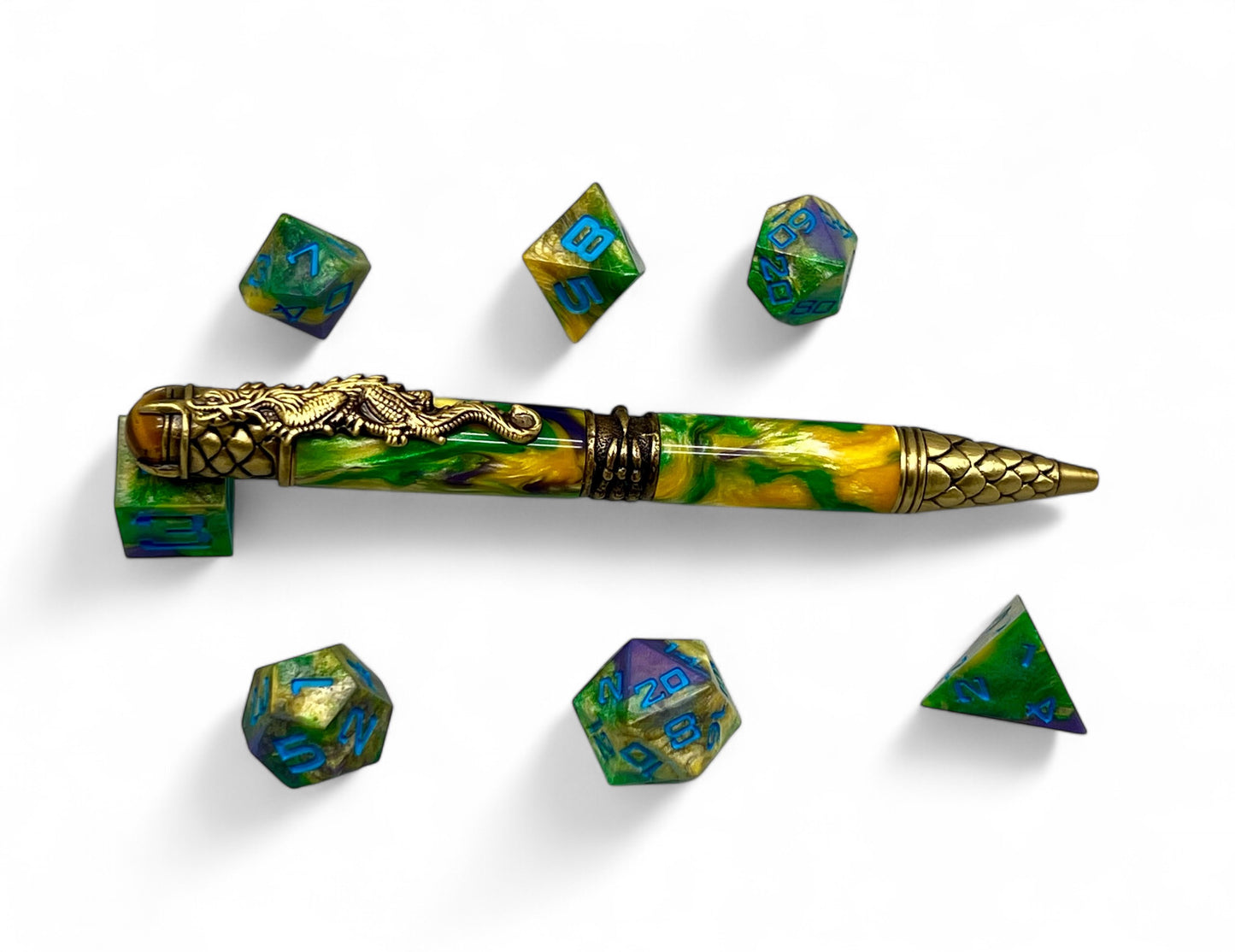 GW Dungeon Dice & Pen Set with Field Notes Character Journal 4a