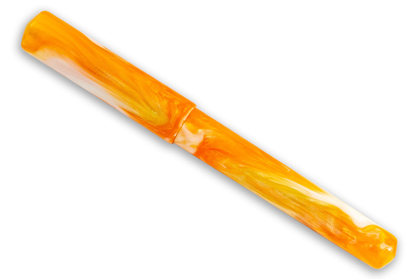 GW ST1 White Orange Yellow - Citrus Grove Fountain Pen