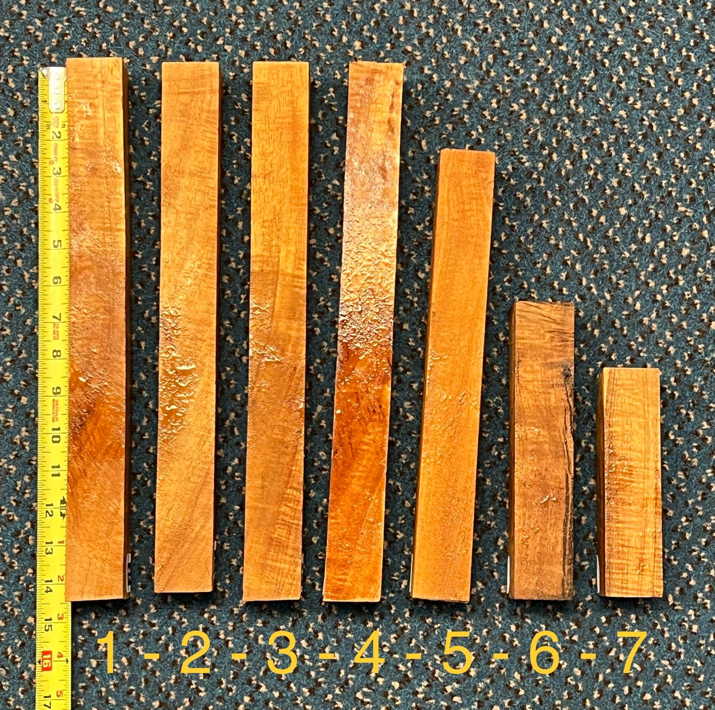 Hawaiian Koa Wood Turning Spindles Blanks