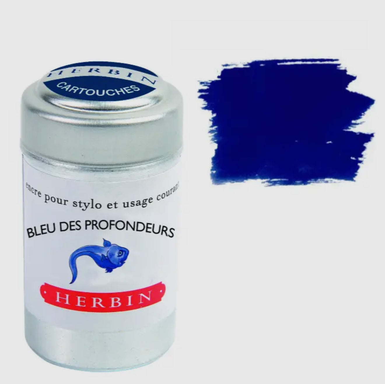 Jacques Herbin Tin of Ink Cartridges