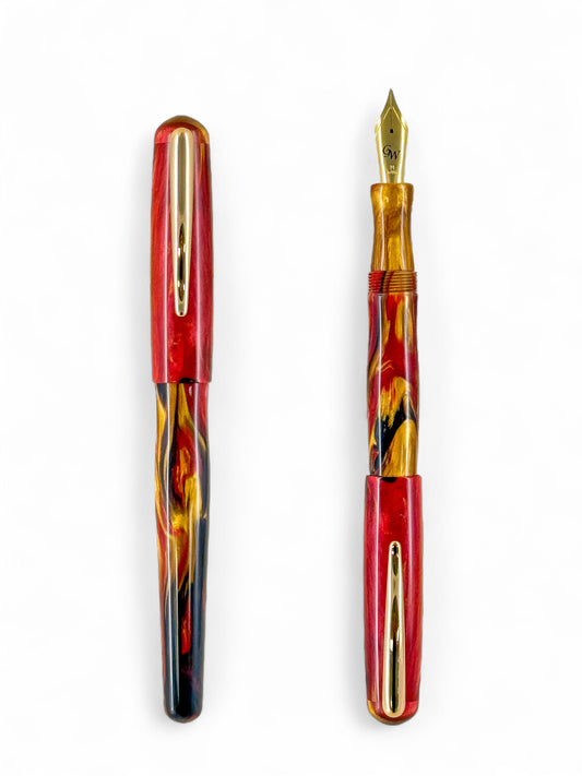 GW CC1 Fountain Pen in Golden Dragon Resin