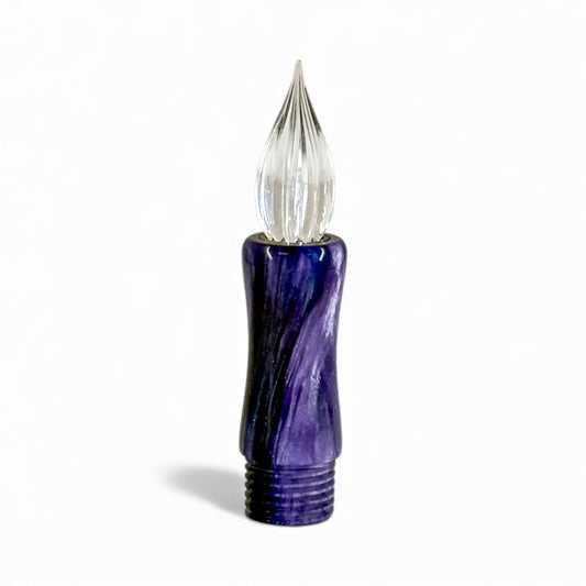 GW Modular Glass Nib Dip Pen Component in Moody Hues Resin 1a