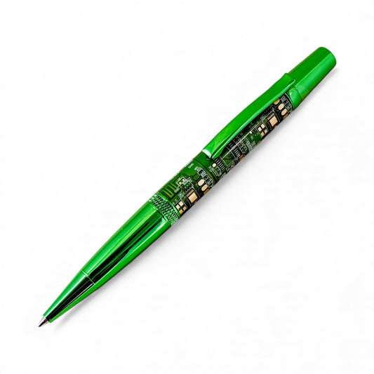 GW Green Circuit Board Ballpoint Pen