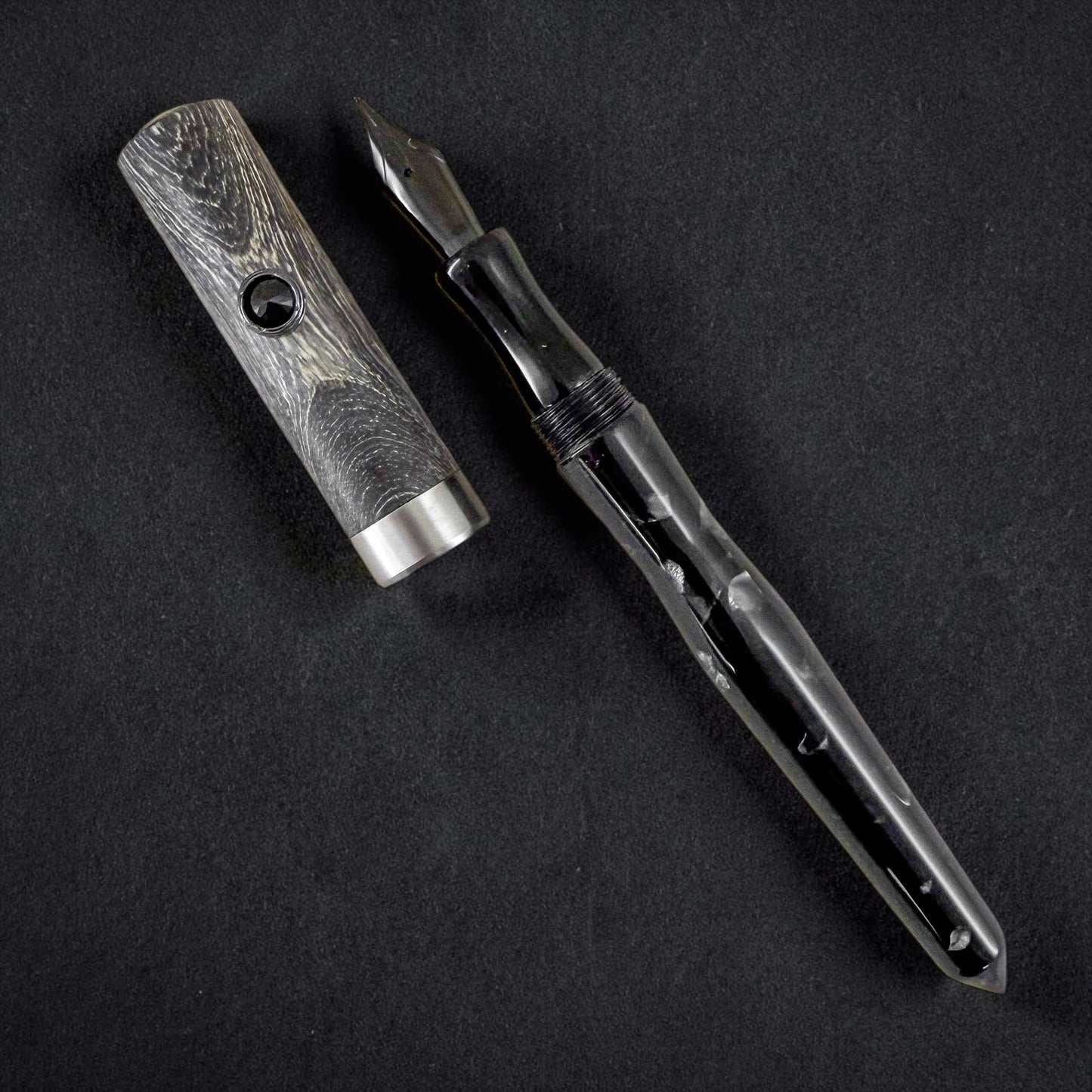 The Rise Reclaimed Movie Set Wood Fountain Pen