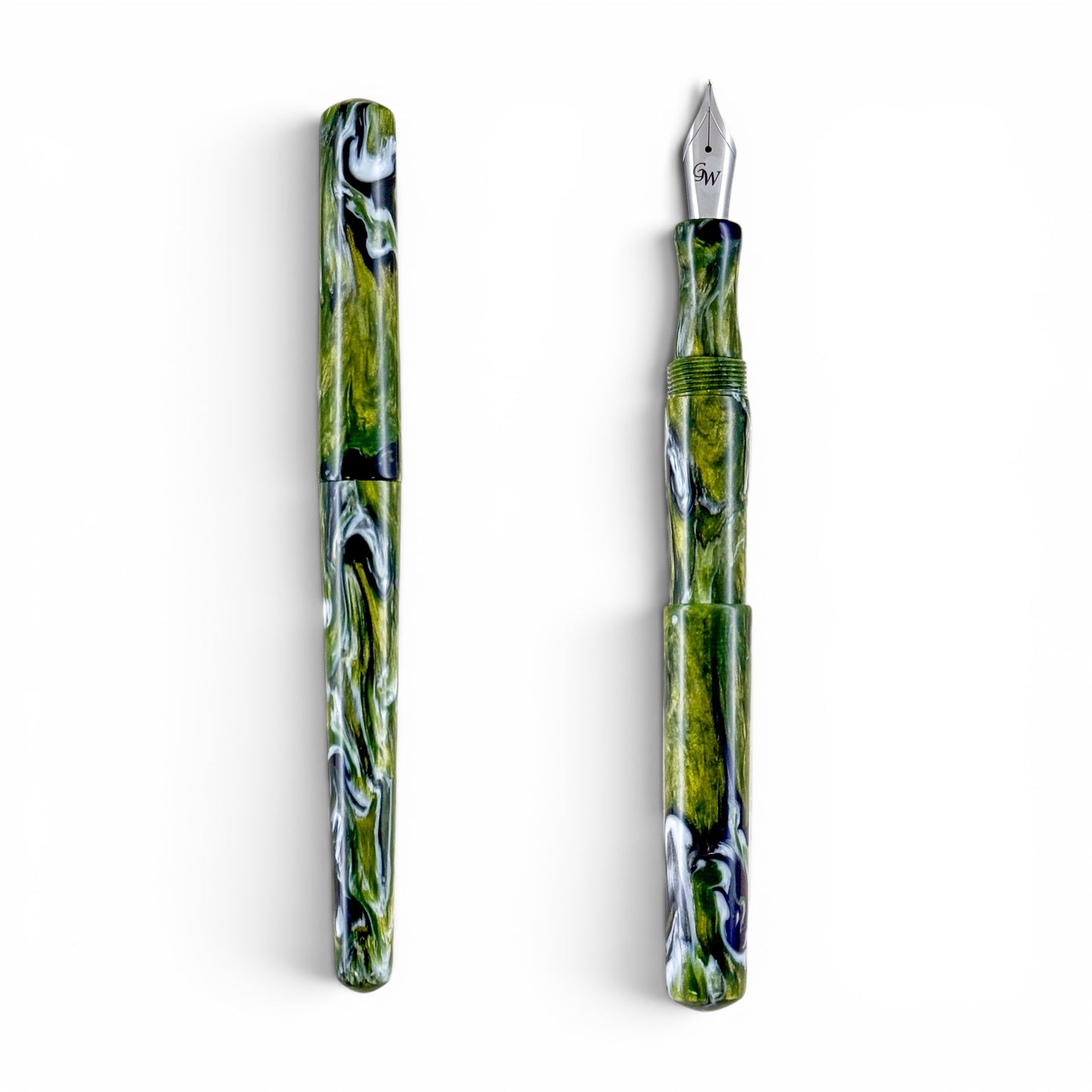 GW D2 Fountain Pen in Swamp Monster