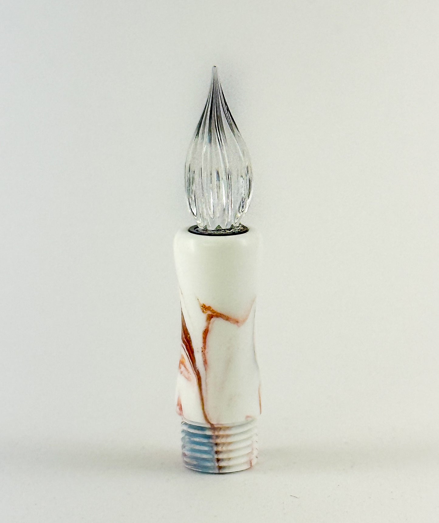 GW Modular Glass Nib Component in Edge of Autumn Resin 1b