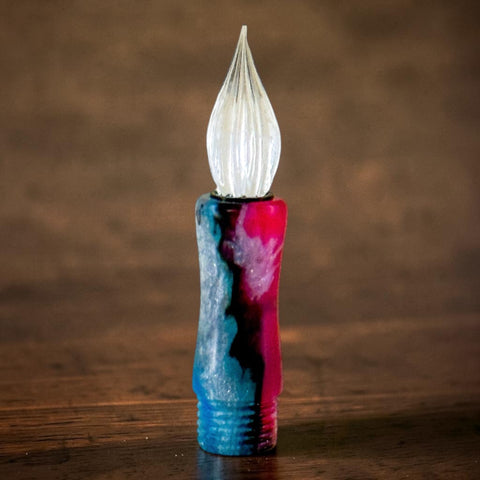 GW Modular Glass Nib Component in Teal Glitter Resin
