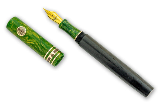 GW Ancient Irish Bog Oak Fountain Pen