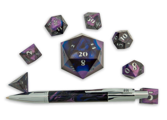 The Big D20 Dungeon Dice & Pencil Set with Field Notes