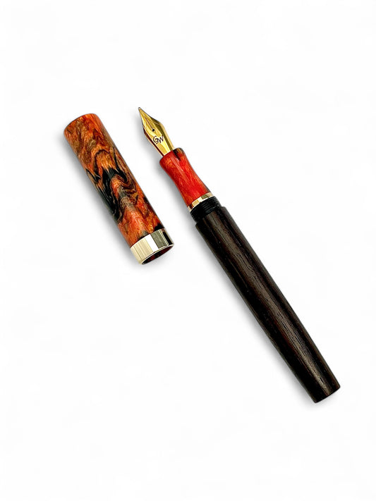 GW Sunburst Fountain Pen - Rosewood