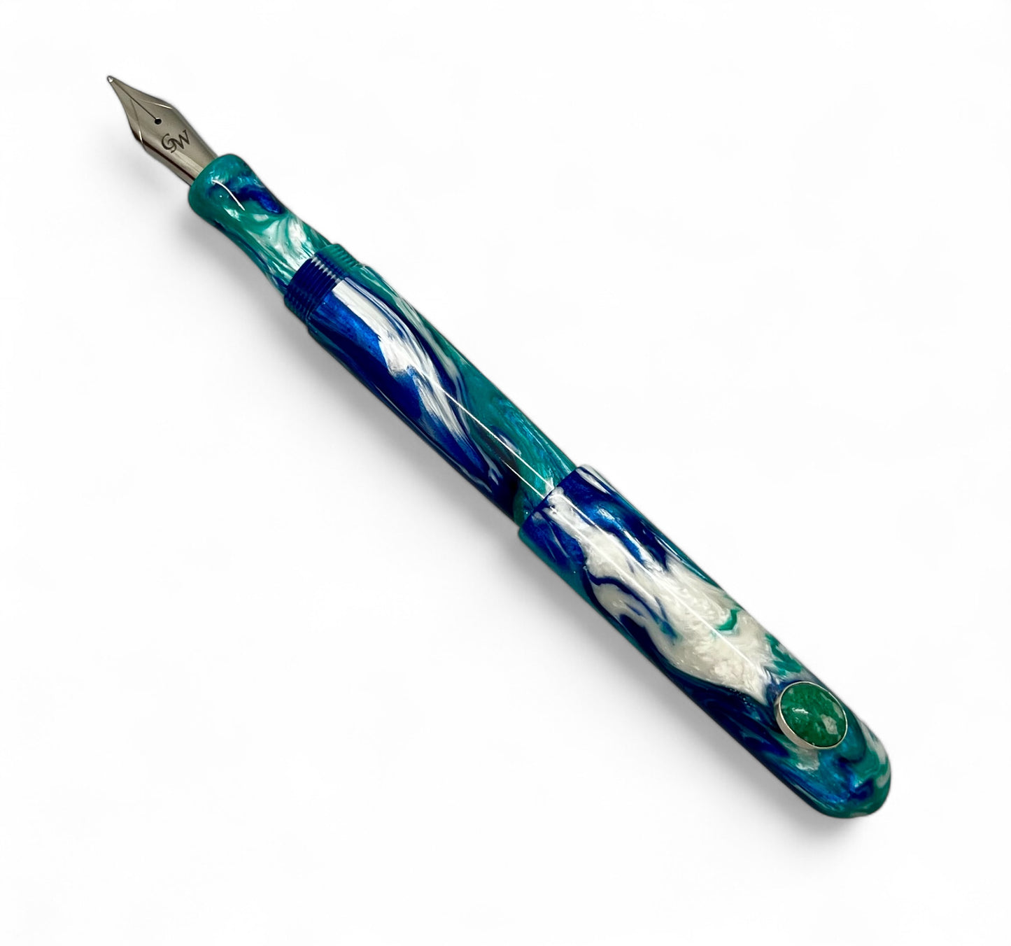 GW GemPen 25 Amazonite in Island Vibes Fountain Pen