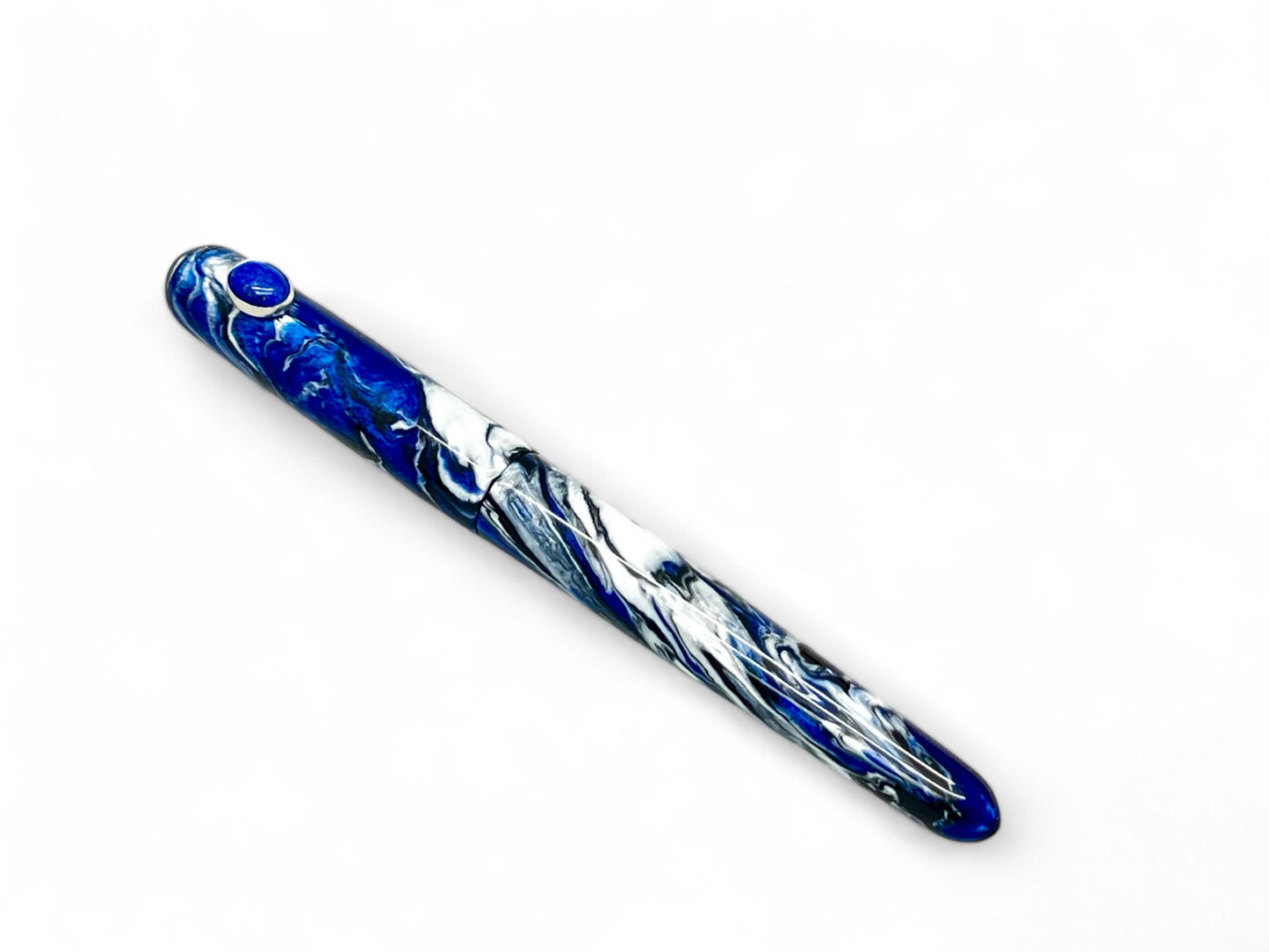 GW GemPen 25 Lapis Lazuli in Black & Blue Fountain Pen