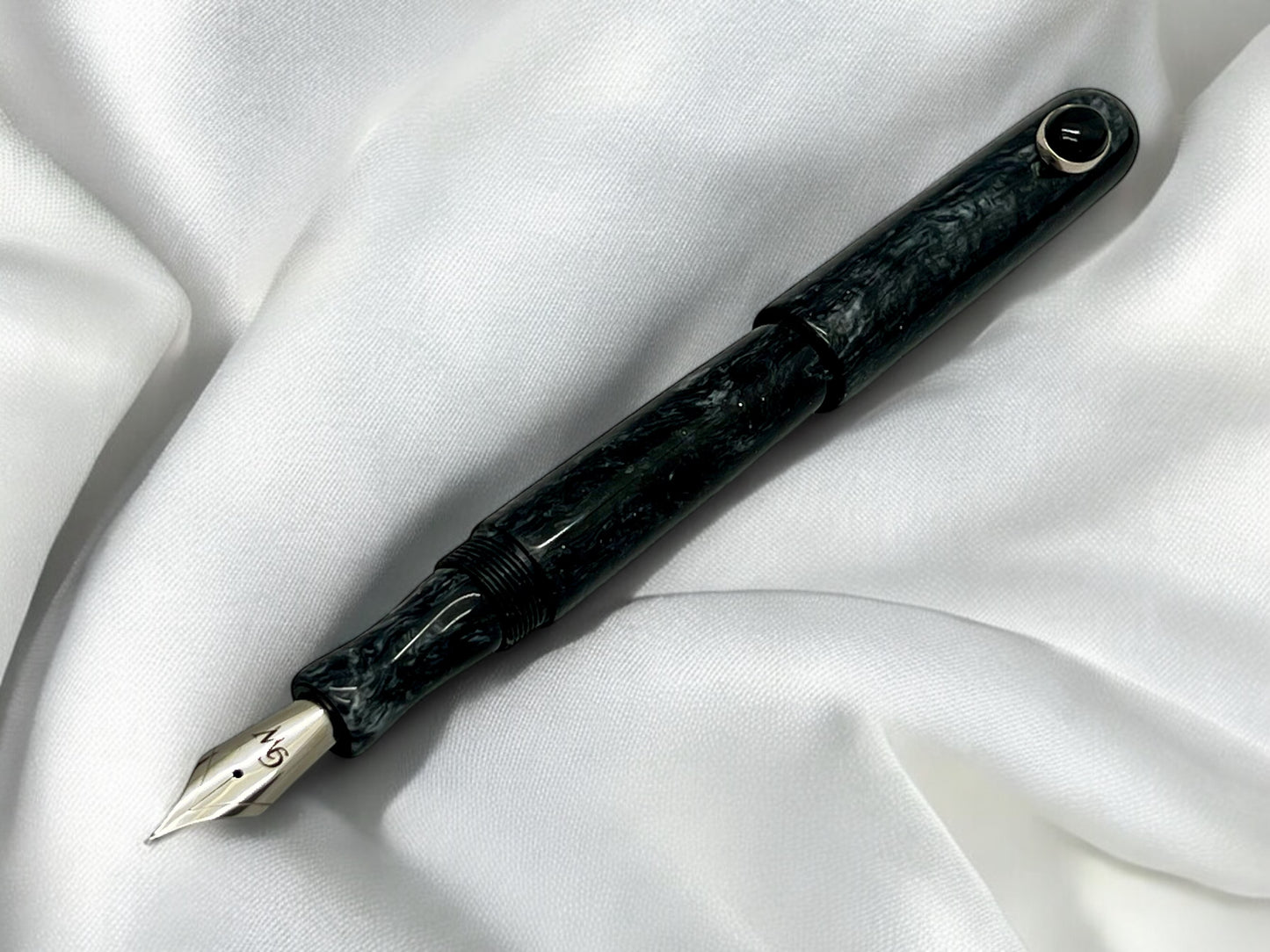 GW GemPen 25 Onyx in Granite Resin Fountain Pen