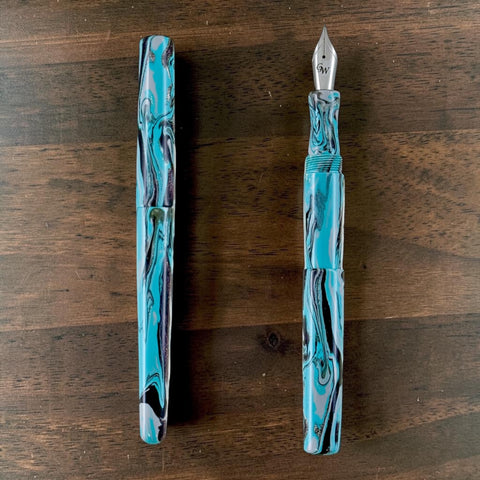 The Rise Reclaimed Movie Set Wood Fountain Pen