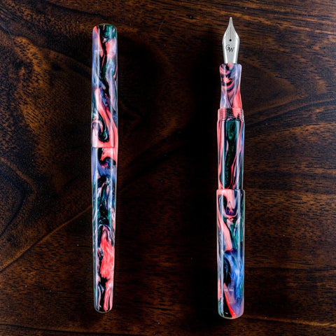 The Rise Reclaimed Movie Set Wood Fountain Pen