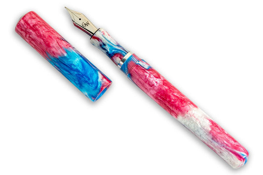 GW ST1 Red White Blue - Lucy in the Sky Fountain Pen