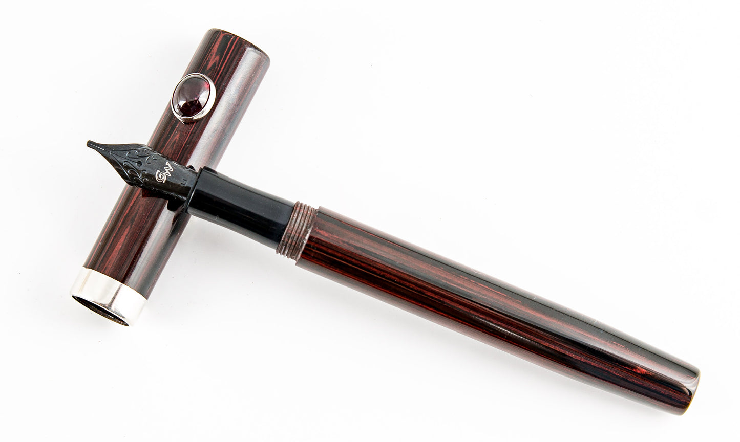 GW GemPen Garnet and Ebonite