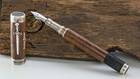 The Rise Reclaimed Movie Set Wood Fountain Pen
